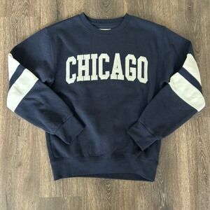 New York Popular Chicago Sweatshirt Womens Long Sleeve Pullover Small NEW